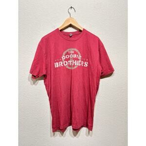 Vintage Doobies Brothers T Shirt Concert Red XL